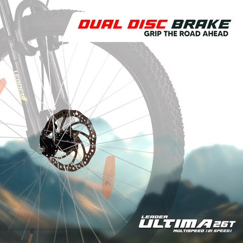 LEADER Ultima Multi Speed Hybrid Cycle with FS DD Brake 26 T