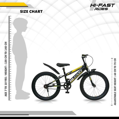 Hi-Fast Smassh Sports Cycle For 7 To 10 Years Boys & Girls (85% ...
