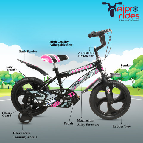 xaipro rides 14T SHARK BMX PINK CYCLE FOR TO YEARS KIDS 14 T