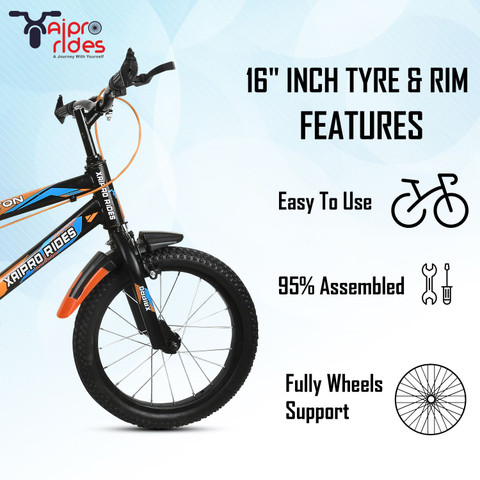 xaipro plus 16T SELTON BMX (M-RIM) ORANGE BICYCLE 16 T (inch) BMX