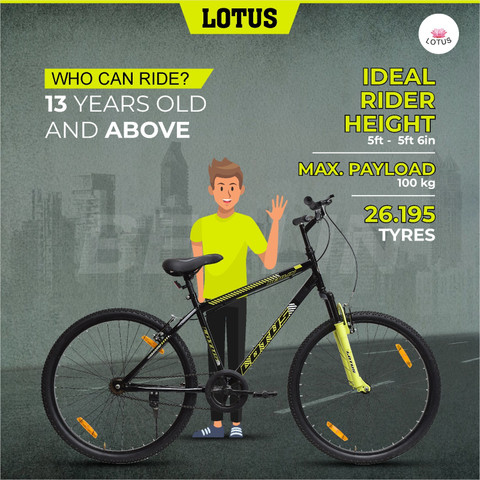 LOTUS-S BERLIN 26 T (inch) Mountain Cycle Price in India Buy