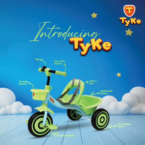 Avon Cycles TC01 Kids Tricycle SKY BLUE LITE GREEN 12 T (inch