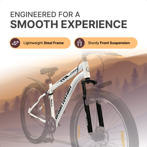 Urban Terrain Bolt Cycles 29T for Men Comes with Dual Disc Brake, Bell  Lock MTB UT5000S9ACC 29 T (inch) Road Cycle