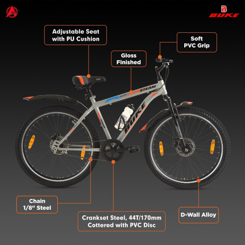 Mountain Bikes Xtal Cycle Rate AVON STEAM 26T MTB Cycle For Men