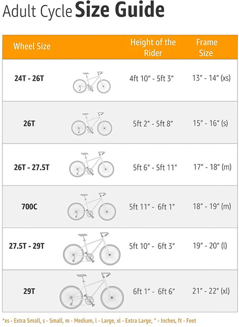 Height Chart 24 Inch Wheel Bike Frame Size Bike Height Chart Mtb