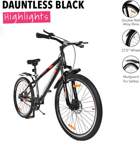 Cultsport by Cult Dauntless Steel Frame MTB With Cycling Event Ride  Tracking App T (inch) Road Cycle - Main Image