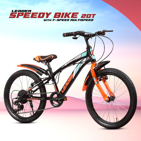 LEADER Speedy Bike 20T Speed Kids Cycle Gear Cycle For Boys