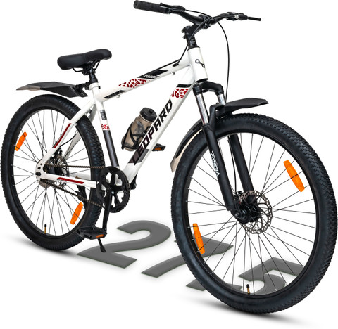VESCO LEOPARD T White Black MTB Bicycle for Adults T (inch)  Mountain Cycle