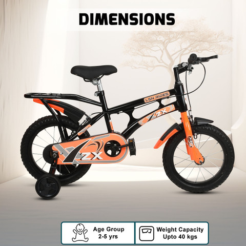 Xaipro 14T XZX ORANGE CYCLE FOR BOYS AND GIRLS 14 T (inch) BMX
