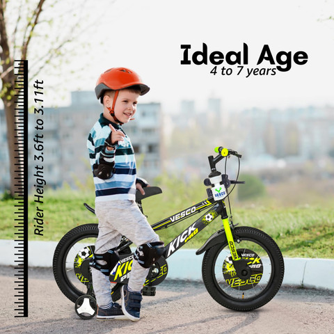 VESCO KICK PRO 16-T for Kids Bicycles Boys Girls age to Year