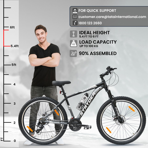 STRYDER Krueger 21 Speed Bicycle Durable Stylish Ride T  (inch) Mountain Cycle - Main Image
