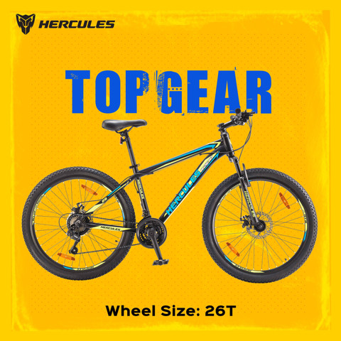 HERCULES TOP GEAR-A26 R1 With Shimano Gears 26 T (inch) Mountain