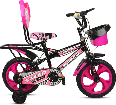 Flipkart Pink Baby Cycle FOXGLOVE SUPERFOX 14 INCH FANCY PINK KIDS
