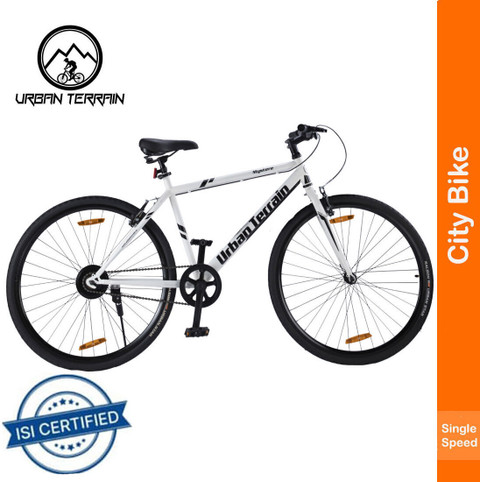 Urban Terrain UTMystere Cycles For Men With Cycling Event Ride Tracking  App 700C T (inch) Hybrid Cycle/City Bike