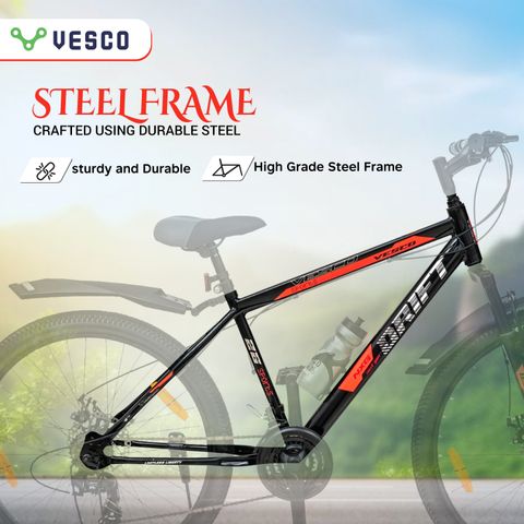 Thruster Raleigh Fat Tyre Cycle Leader XR-5 29T 21 Speed Alloy MTB