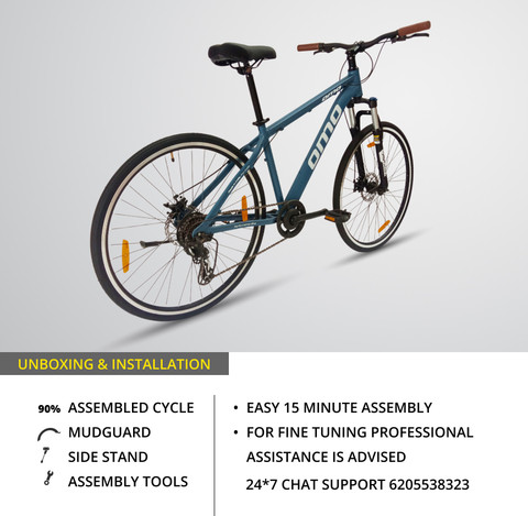 OMO ALLOY HYBRID S7 Lockout Suspension 700C T (inch) Hybrid Cycle