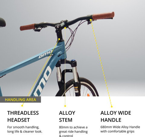 OMO ALLOY HYBRID S21 ZOOM Suspension 700C T (inch) Hybrid Cycle/City Bike