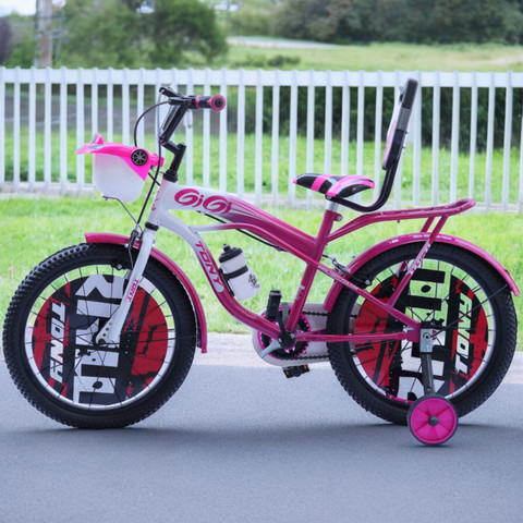 RAW TONY Sports Gigi with Training Wheels 20T BMX cycle Years to 10 Years  for kids 20 T (inch) Road Cycle