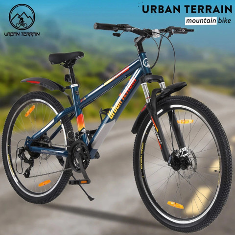 Urban Terrain Mutant Steel MTB Cycles Shimano Geared for Men with
