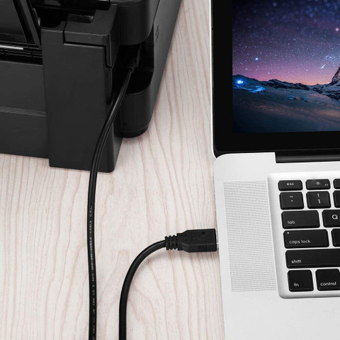 Jihaan 2-in-1 Cable m Meter USB Printer Cable, Gold Plated