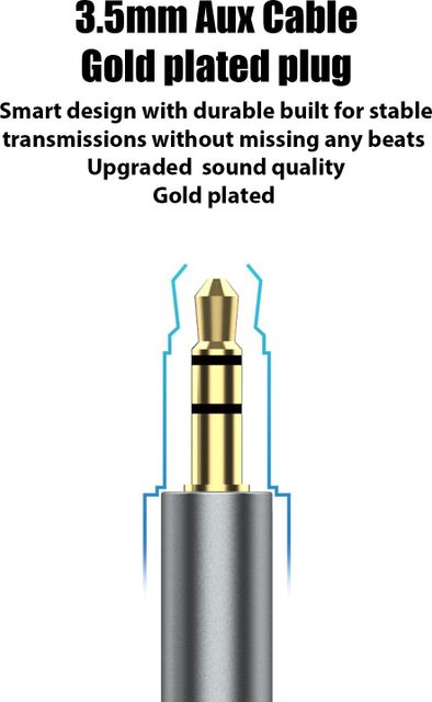 DUDAO AUX Cable A m cotton Braided Lightning to Aux