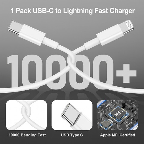 SB Lightning Cable A m 20 W PD Fast Charging USB C to