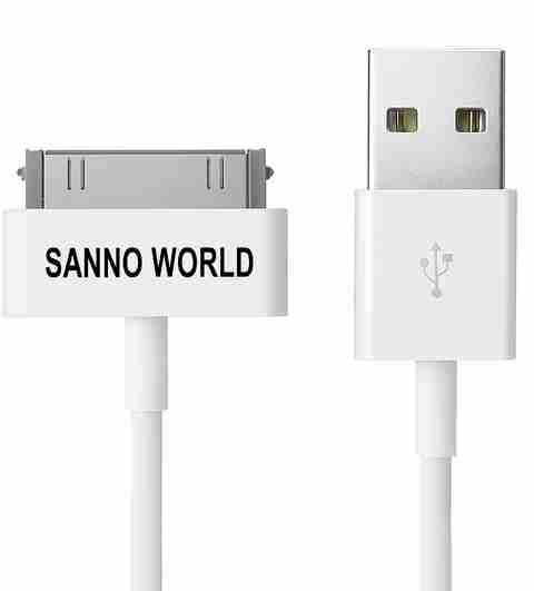 SANNO WORLD Lightning Cable A m 30 Pin to USB Charging
