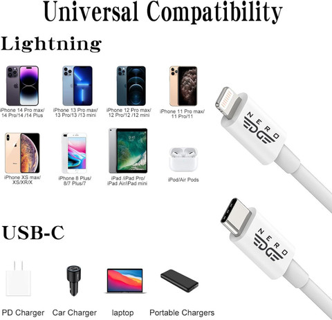 NeroEdge Lightning Cable A m in Nylon Braided Multi