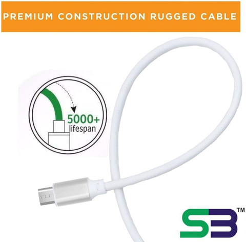 SB Micro USB Cable A m Micro USB Charging Cable for Android Phones  (Red) m Micro USB Cable (Compatible with Realme C15, Realme 5s, Realme 