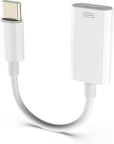 WiredCom Type C m USB C to Lightning Charge Adapter for 15, USB C Male  to Lightning Female 60W PD Fast Charge(Not for Audio)