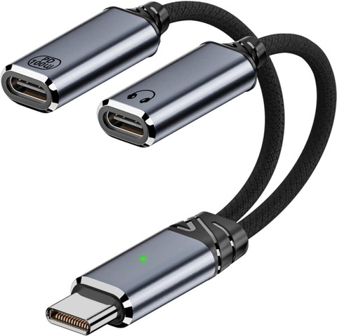 Charging Cable Usb C Earbud Adapter Tobo Type C M USB C Splitter