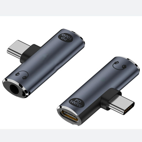 みぃ USBタイプC mizi Type C 0.15 m ABS Plastic USB-C to 3.5mm Headphone & Charging