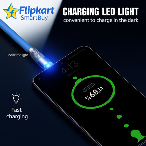 Flipkart SmartBuy USB Type C Cable A m 5X Thick Cable USB Type