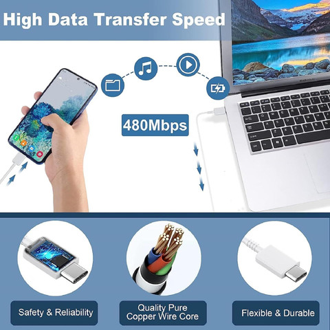 Safa USB Type C Cable A m 50W_5A TYPE-C TO TYPE-C FAST