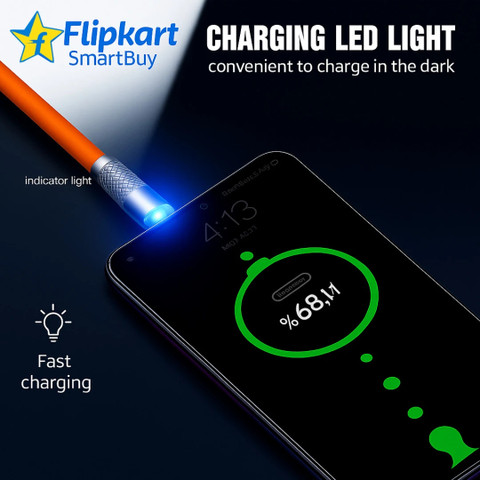 Flipkart SmartBuy USB Type C Cable A m 5X Thick Cable USB Type