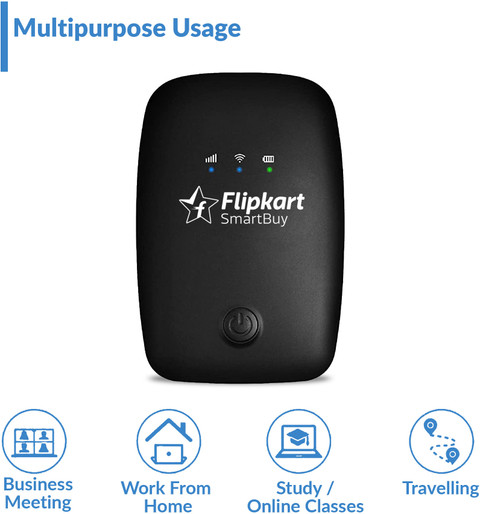 Flipkart SmartBuy 4G LTE Wireless Dongle All SIM Support