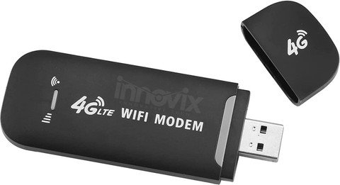 INNOVIX 3in1 4G LTE USB Modem With Wifi Hotspot Dongle 150 Mbps