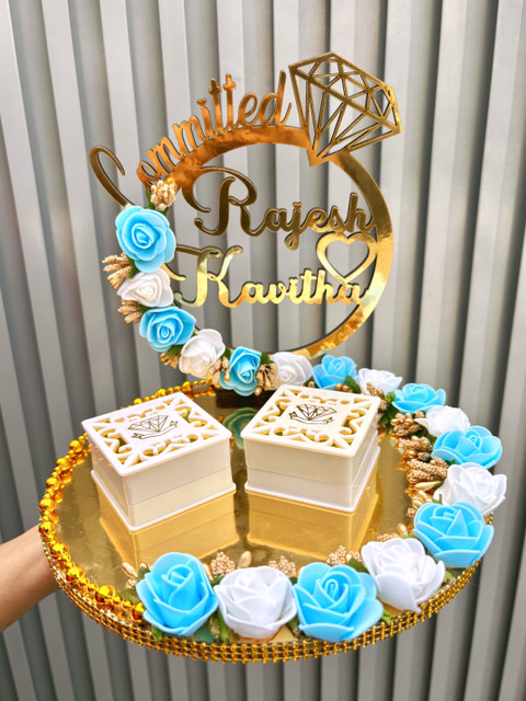 Creative Horizon Multicolor Artificial Flower Design Engagement