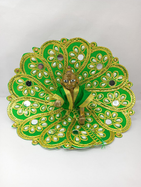 designer laddu gopal dress Laddu Gopal Dress Kanha Krishna Bhagwan Ka Dress Beautiful Piece Designer Poshak For Laddu Gopal A0009