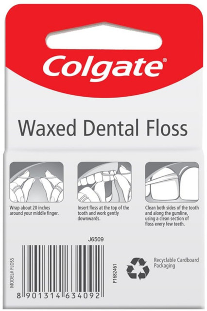 Fil Dentaire Ciré Colgate – 50 Mètres, Neuf En Emballage