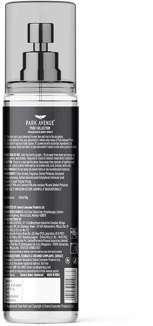PARK AVENUE Trance Perfume Body Spray For Men