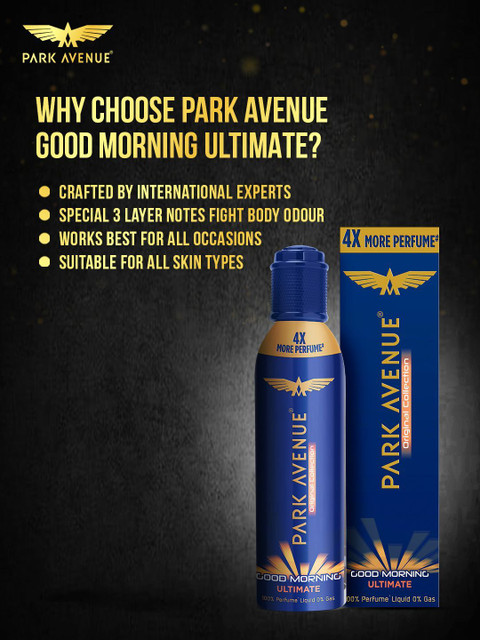 PARK AVENUE Good Morning Ultimate Perfume Body Spray For Men - Main Image