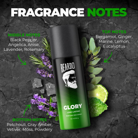 BEARDO Glory Deo Body Spray Stong Long Lasting Perfume