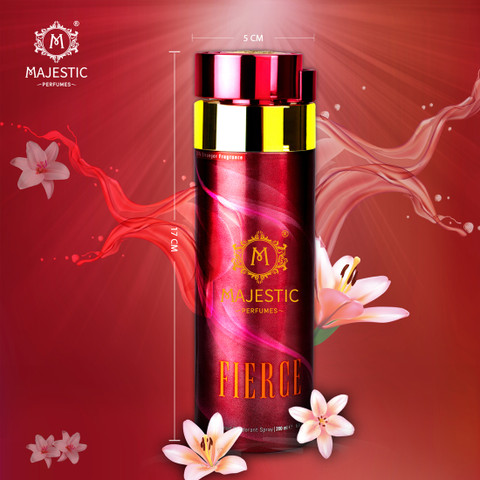 Majestic Perfumes FIERCE DEODORANT 200ML Perfume Body Spray For - Main Image