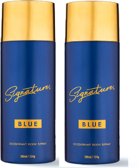 Signature Blue Long Lasting Fragrance Skin Friendly (200ML Each