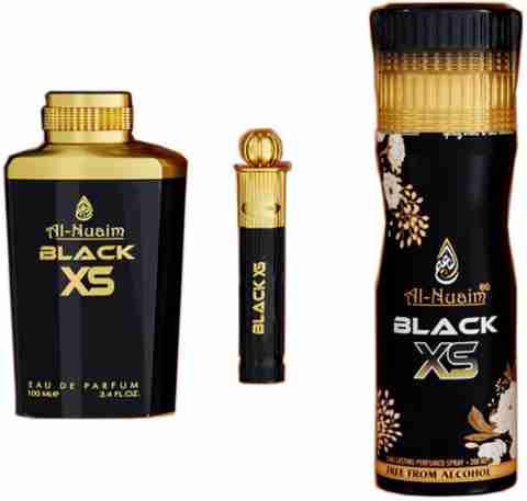 Buy Al-Nuaim Black Xs Set ml Attar Roll&100 ml Perfum &200 ml