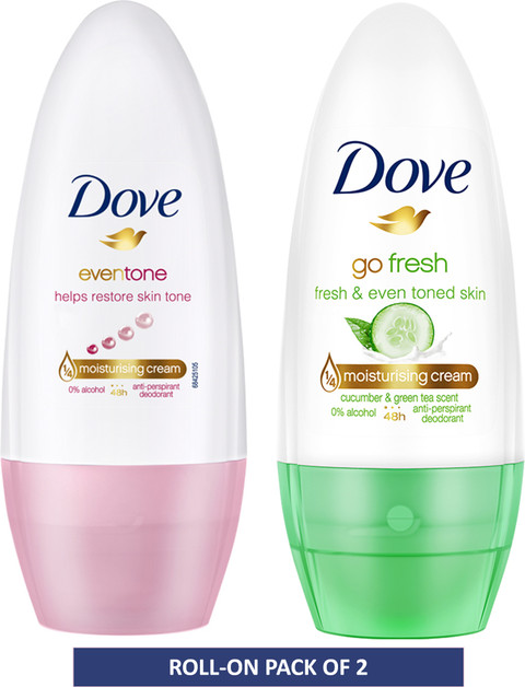 DOVE Eventone and Go Fresh Deodorant Roll-on For Women