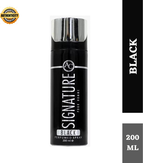 Aero Care Signature Black Perfume Spray 200ml Deodorant Spray