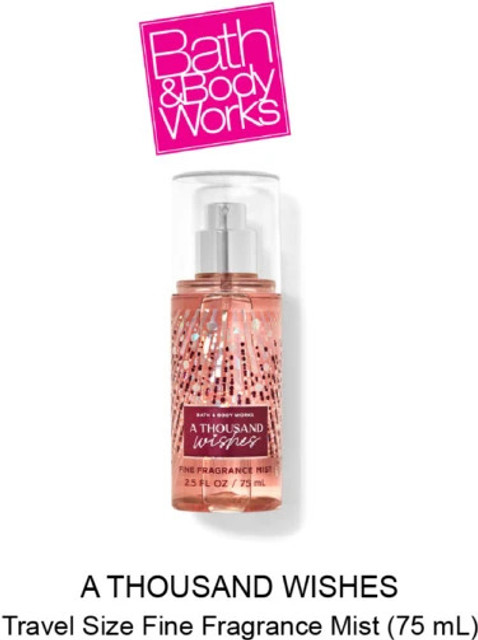 BATH & BODY WORKS A Thousand Wishes Mist Travel Size New Body Mist
