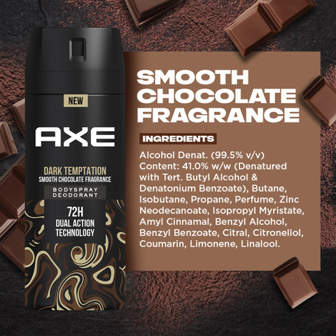 AXE Dark Temptation Men's Deodorant, 150ml, Long Lasting Deodorant